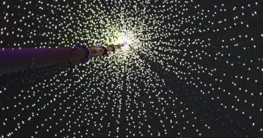 yeni yıl ışıkları. Şehir tatili aydınlatma