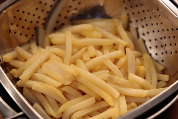 French fries on a home close-up — Stock Photo, Image