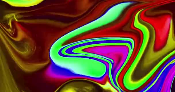 Барвистий яскравий абстрактний блимаючий фон — стокове відео