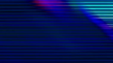 çok renkli yatay çizgiler yanıp söner soyut arka plan