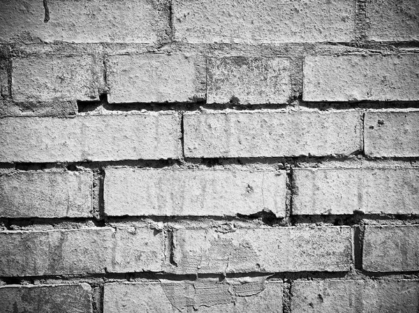 Wall of old white brick surface texture designer background — Stock Photo, Image