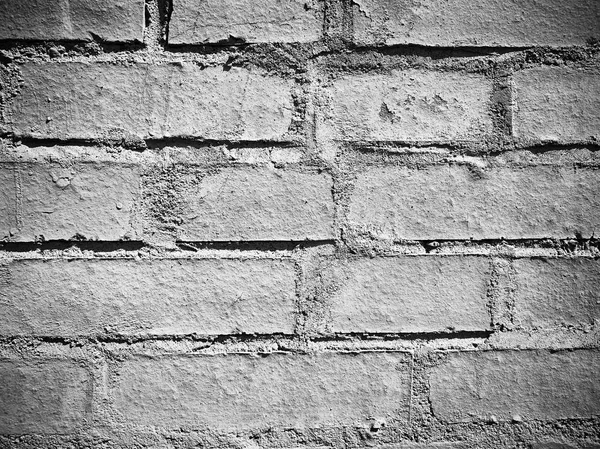 Muur van oude witte bakstenen oppervlak textuur ontwerper achtergrond — Stockfoto