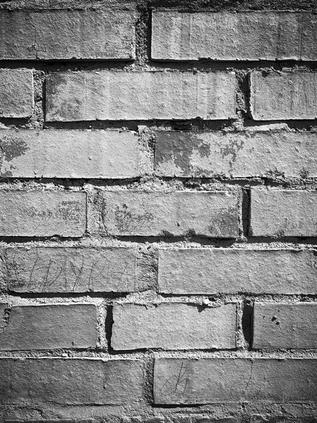 Wall of old white brick surface texture designer background — Stock Photo, Image