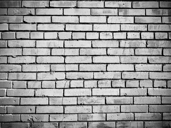 Wall of old white brick surface texture designer background — Stock Photo, Image