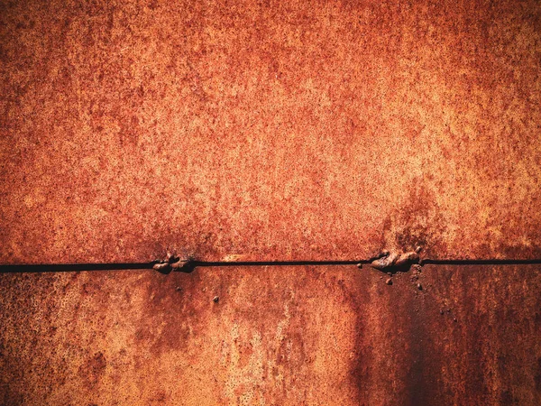 오래된 녹슨 박리 페인트 금속 빈 디자이너 배경 — 스톡 사진