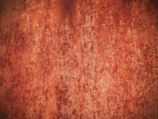 Old rusting with peeling paint metal blank designer background — Stock Photo, Image