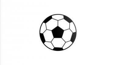 yan video 4k çizilmiş futbol topu rulo