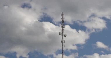 beyaz bulutlar hareketli zaman atlamalı video 4k