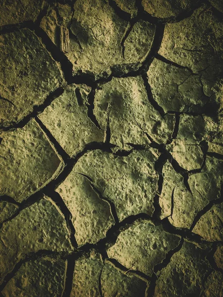 毒死んだ乾燥した土壌ポスト黙示録の背景 — ストック写真