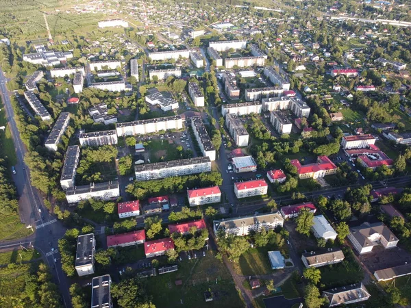 Volosovo, obwód leningradzki, Rosja. Zdjęcie lotnicze — Zdjęcie stockowe