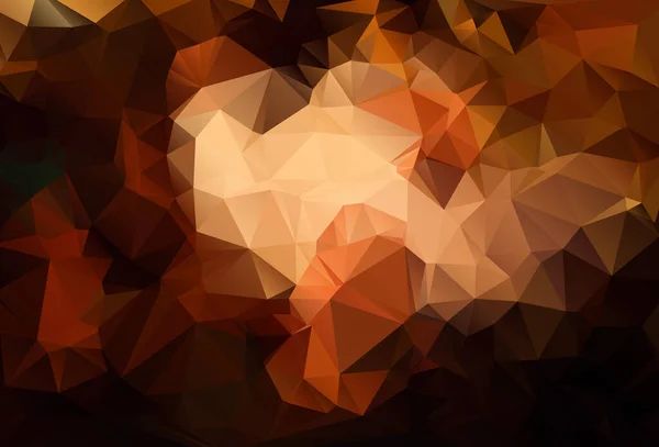 Polygone de fond brun abstrait — Image vectorielle