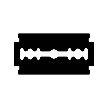 Beyaz izole arkaplanda jilet vektör silueti