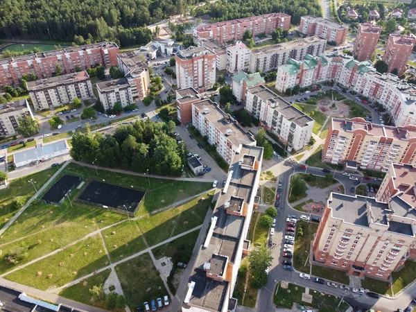 Szosnovy Bor, Leningrád régió, Oroszország. Légi felvétel — Stock Fotó