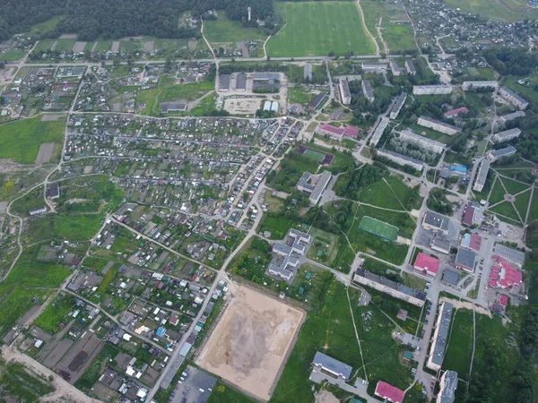 Begunitcy, Região de Leningrado, Rússia. Fotografia aérea — Fotografia de Stock