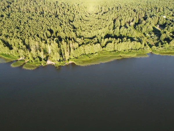 Вода, вид с воздуха — стоковое фото