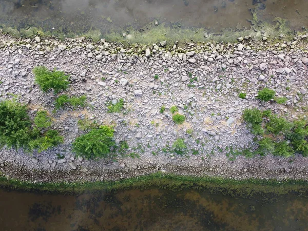 Leningrad bölgesindeki yarımadanın yukarıdan aşağıya doğru görüntüsü