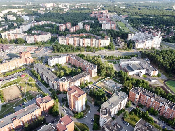 Сосновый бор, Ленинградская область, Россия. Фото с воздуха — стоковое фото