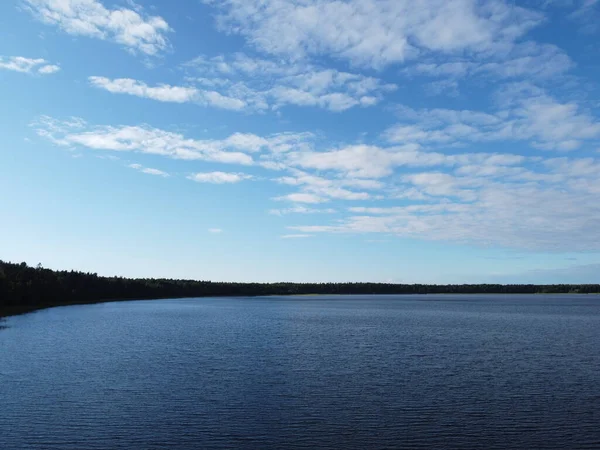 Вода, вид с воздуха — стоковое фото