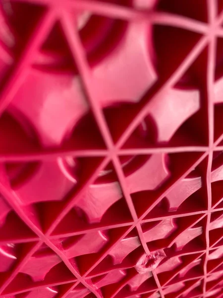 Textura de plástico rosa de cerca, fondo abstracto — Foto de Stock