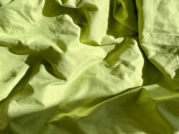 Background Of Crumpled Dense Fabric — Stock Photo, Image