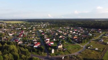 Volosovo, Leningrad Bölgesi, Rusya. Hava videosu