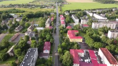 Volosovo, Leningrad Bölgesi, Rusya. Hava videosu