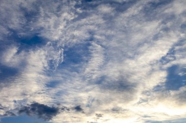 Muhteşem ve kabarık bulutlar.