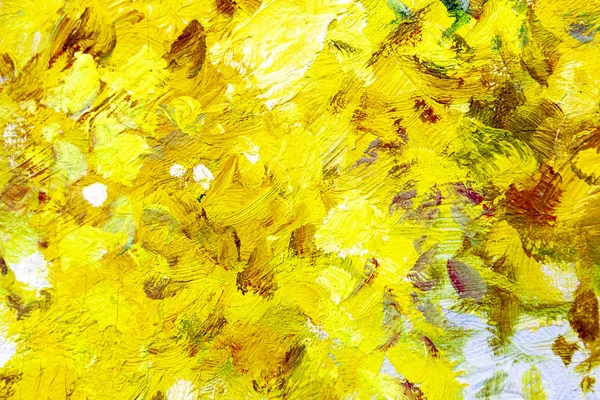 Çok renkli smear yağlı boya duvar ile. Renk fırça darbeleri.