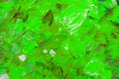 Çok renkli smear yağlı boya duvar ile. Renk fırça darbeleri.