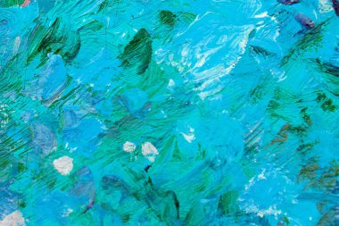 Çok renkli smear yağlı boya duvar ile. Renk fırça darbeleri.