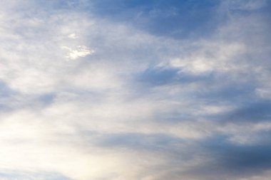 Muhteşem ve kabarık bulutlar.