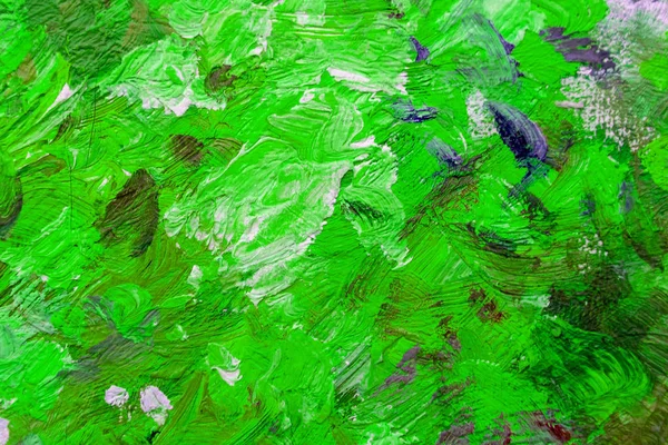 Çok renkli smear yağlı boya duvar ile. Renk fırça darbeleri.