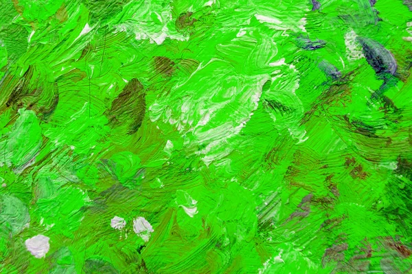 Çok renkli smear yağlı boya duvar ile. Renk fırça darbeleri.