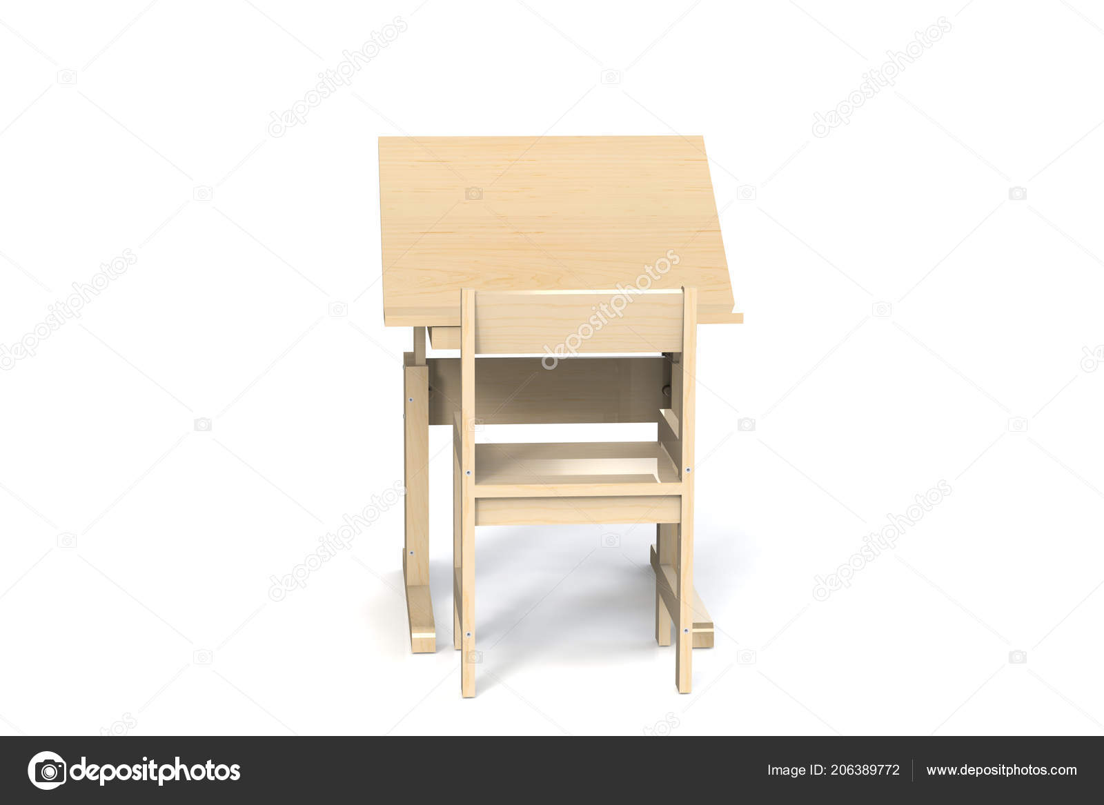 small childrens wooden table and chairs