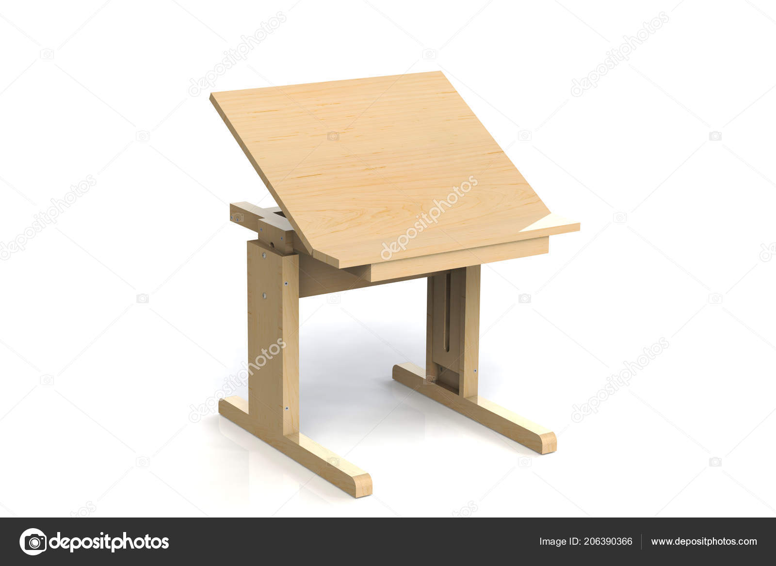 childrens wooden desk