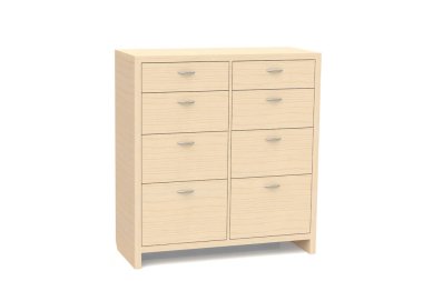 Giysi, çarşaf, iç giyim, Çocuk giyim için çekmeceli dolap.