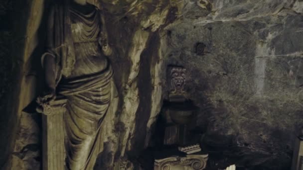 古老而明亮的考古遗址 — 图库视频影像