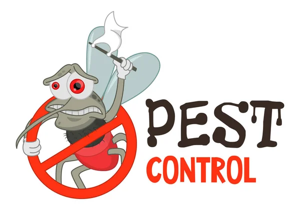 Pest control logotyp — Stock vektor