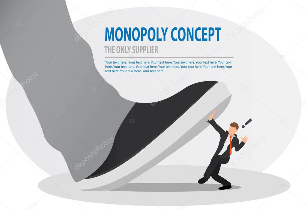 Monopoly  concept.