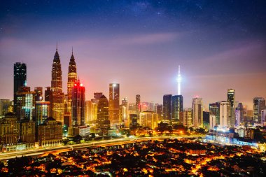Şehir merkezi Kuala Lumpur silueti, Kuala Lumpur Malezya