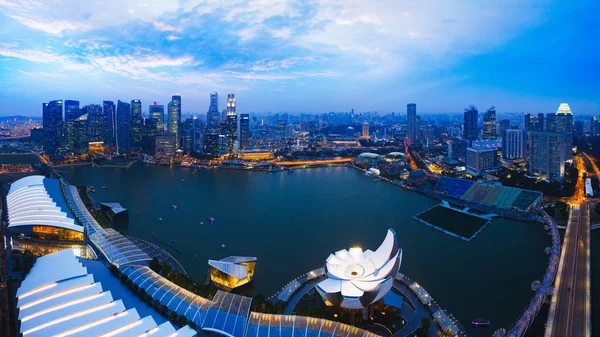 Singapore City Skyline Singapore Business District Singapore — Foto Stock