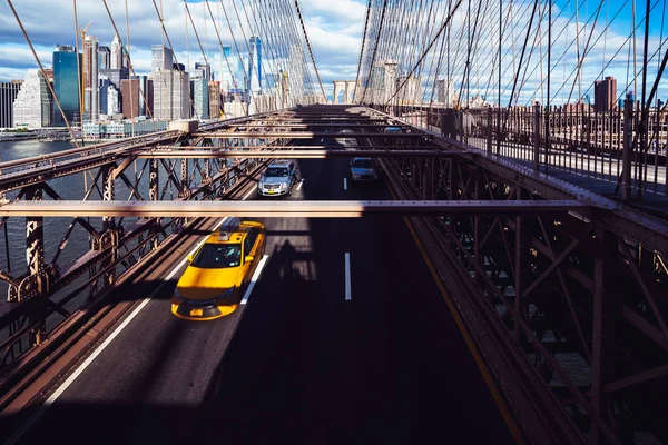 Бруклинский Мост Нью Йорке Сша — стоковое фото