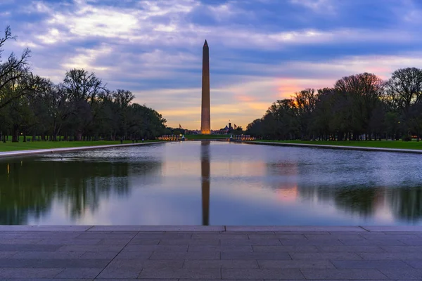 Washington Monument Sunrise Washington Usa — Stock Photo, Image