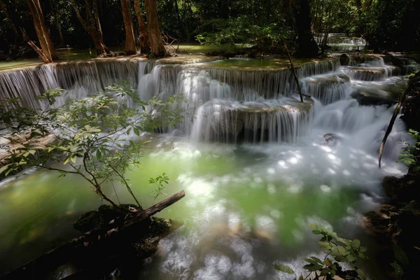 Cascata Forestale Profonda Thailandia — Foto Stock