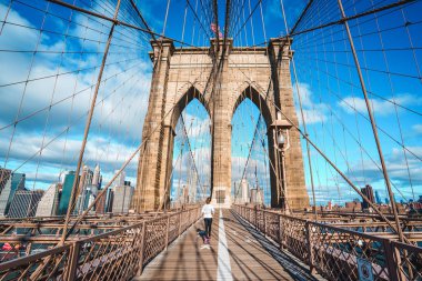 New York 'taki Brooklyn Köprüsü, ABD