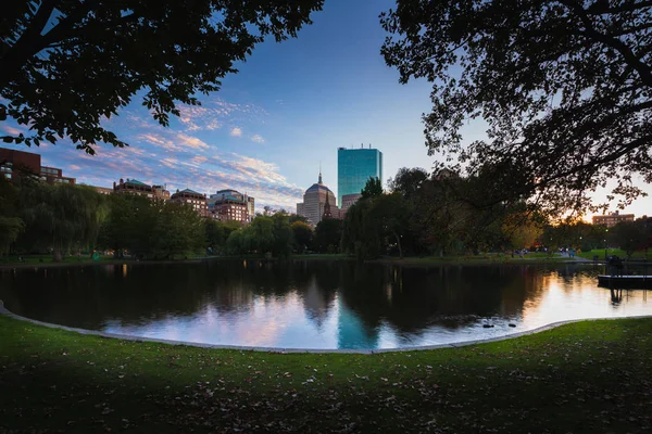 Jardim Público Boston Boston Massachusetts Eua — Fotografia de Stock