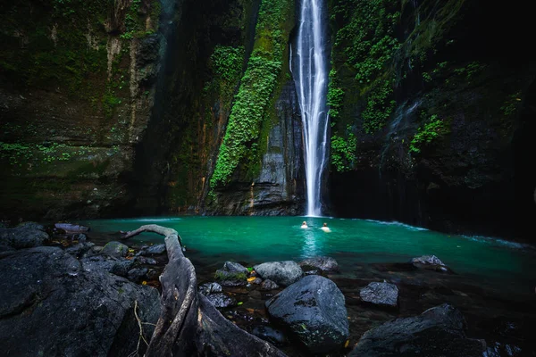 Cachoeira Grombong Cachoeiras Sekumbul Bali Indonesia — Fotografia de Stock