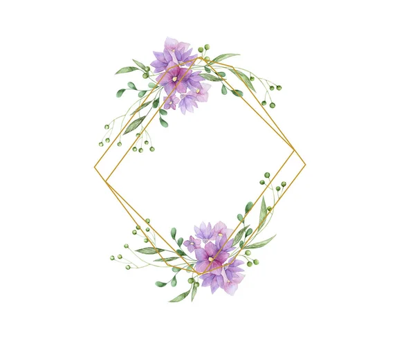Uitnodiging Bruiloft Floral Uitnodiging Kaart — Stockfoto