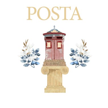 Victoria ayağı kutusunu, İngiltere'de posta. Posta ve barış ve sevgi güvercin