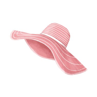 Şapka sanat dijital plaj şapkalı kadın şapkası